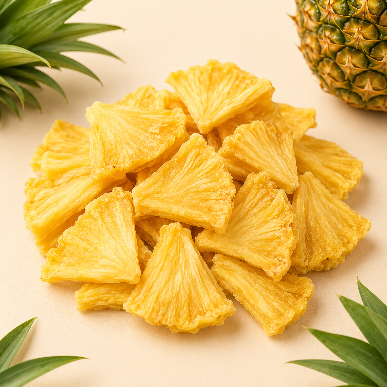 Sweet & Crispy Freeze-Dried Pineapple