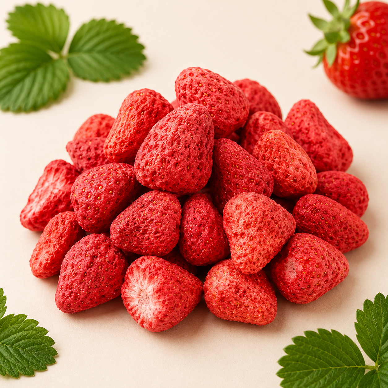 Freeze-Dried Strawberry Crisps